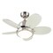Westinghouse Roundabout 30" 5-Blade Nickel Indoor Ceiling Fan w/Dimmable LED Light 7223600 - alternate 5